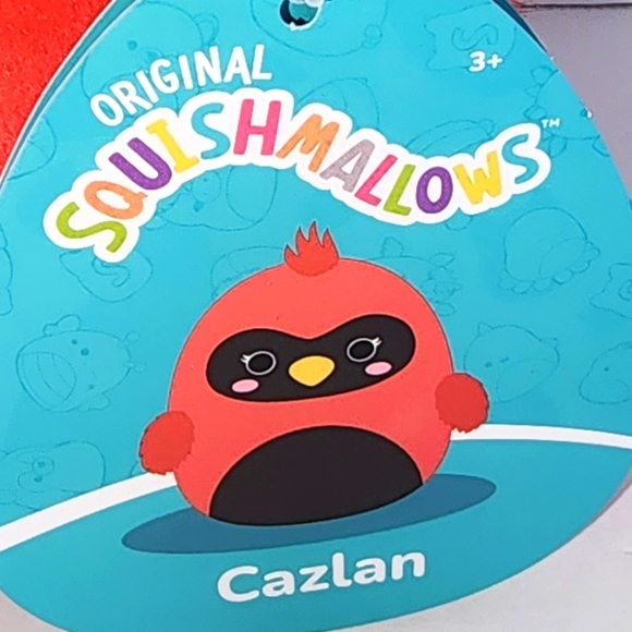 CAZLAN 🐦 Red Cardinal Original Squishmallow by Kelly Toy ☆》NWT《☆ - Picture 2 of 7